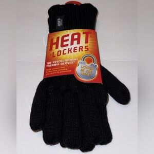 Heat Lockers Womens Large/Extra Large Thermal Gloves Black Warm Protected ~ NEW